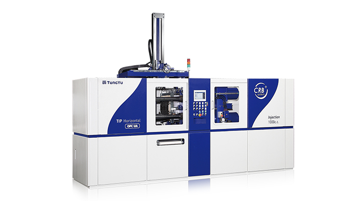 01. F066 TIP-1000-H-200-PCD-1 Horizontal Rubber Injection Molding Machin
